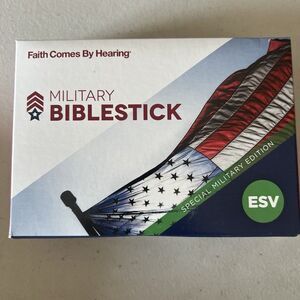 Military BibleStick Audio Headphones Bible Player New Testament ESV With Battery